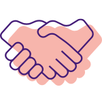 icon of a partner handshake