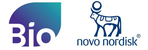 Logos for Bio and Novo Nordisk