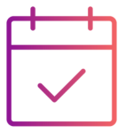 calendar icon with checkmark