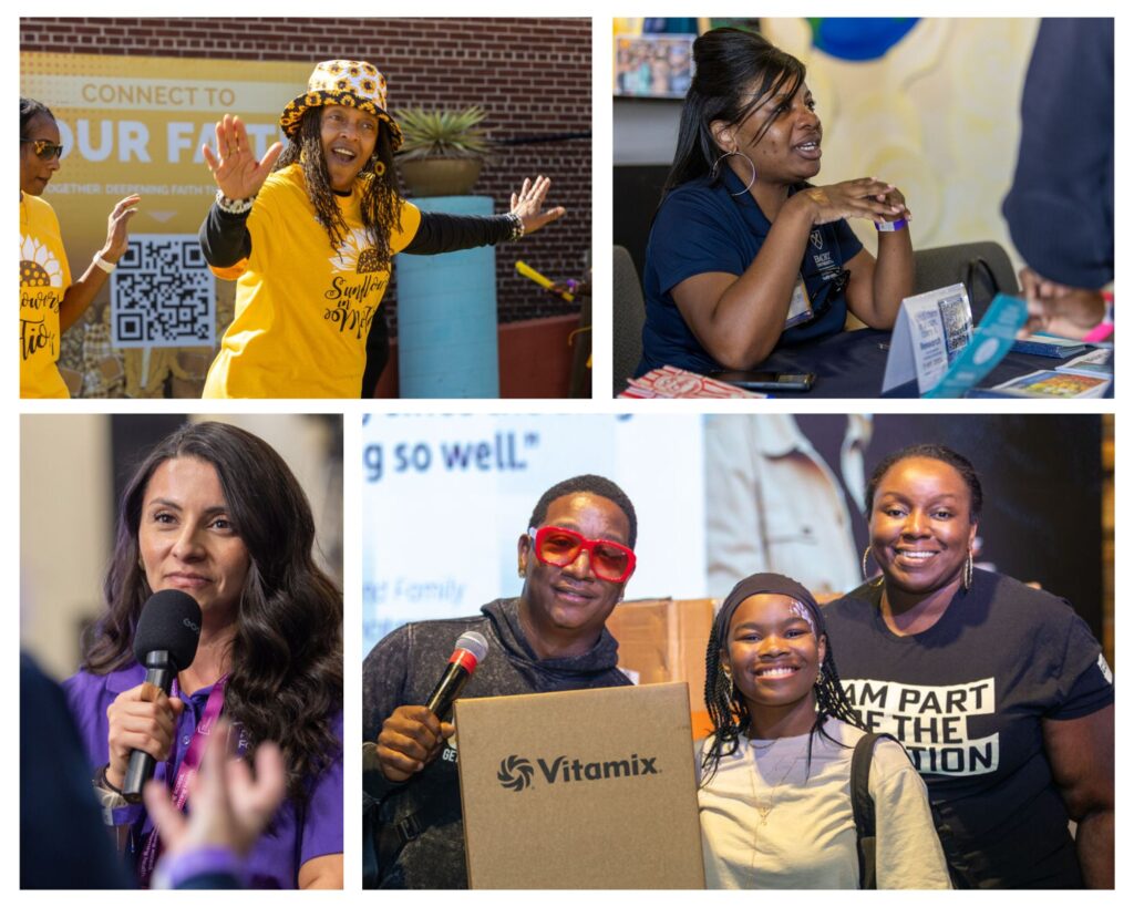 collage of images from the event